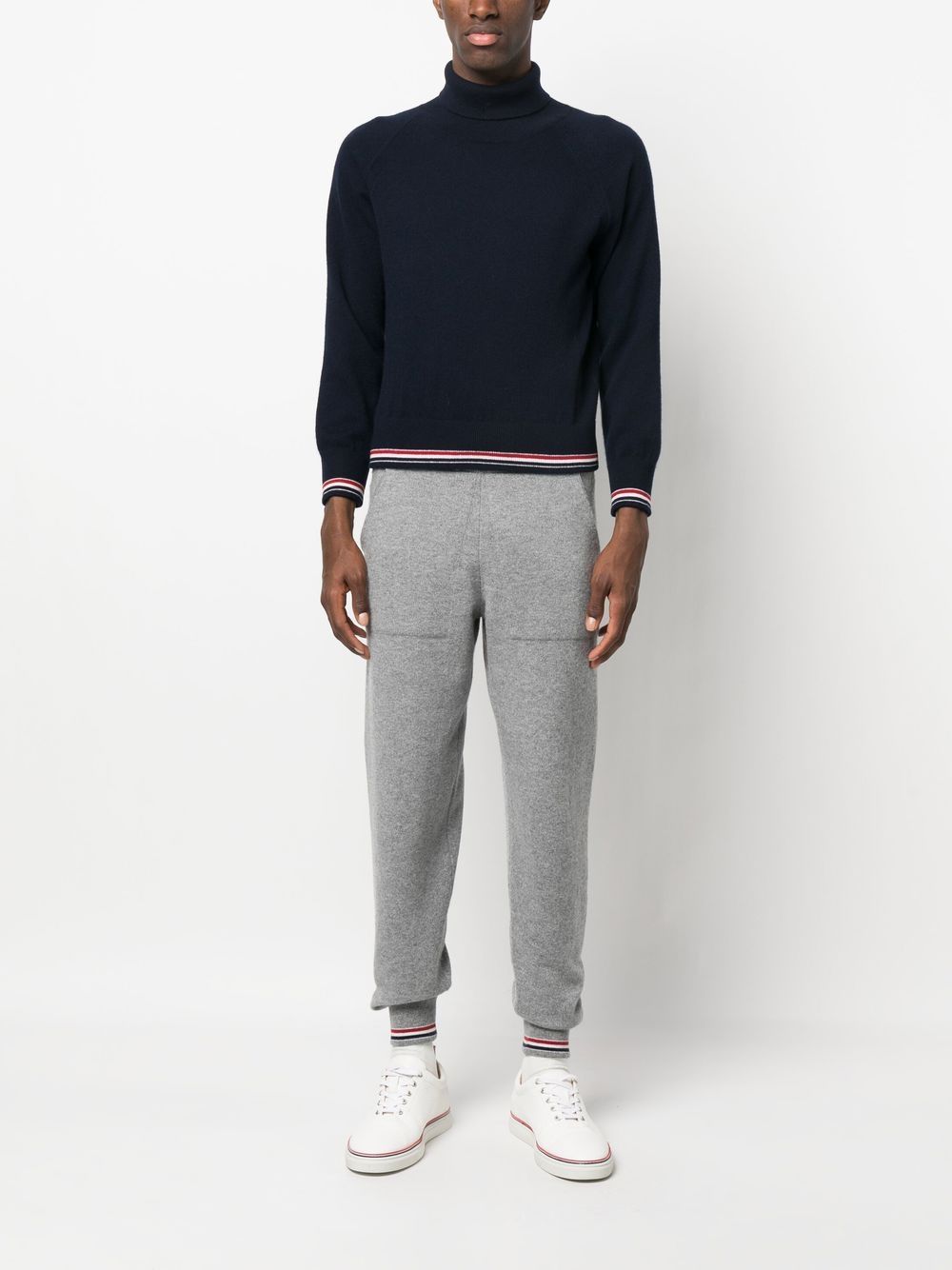 Thom Browne THOM BROWNE- Wool Turtle-neck Jumper