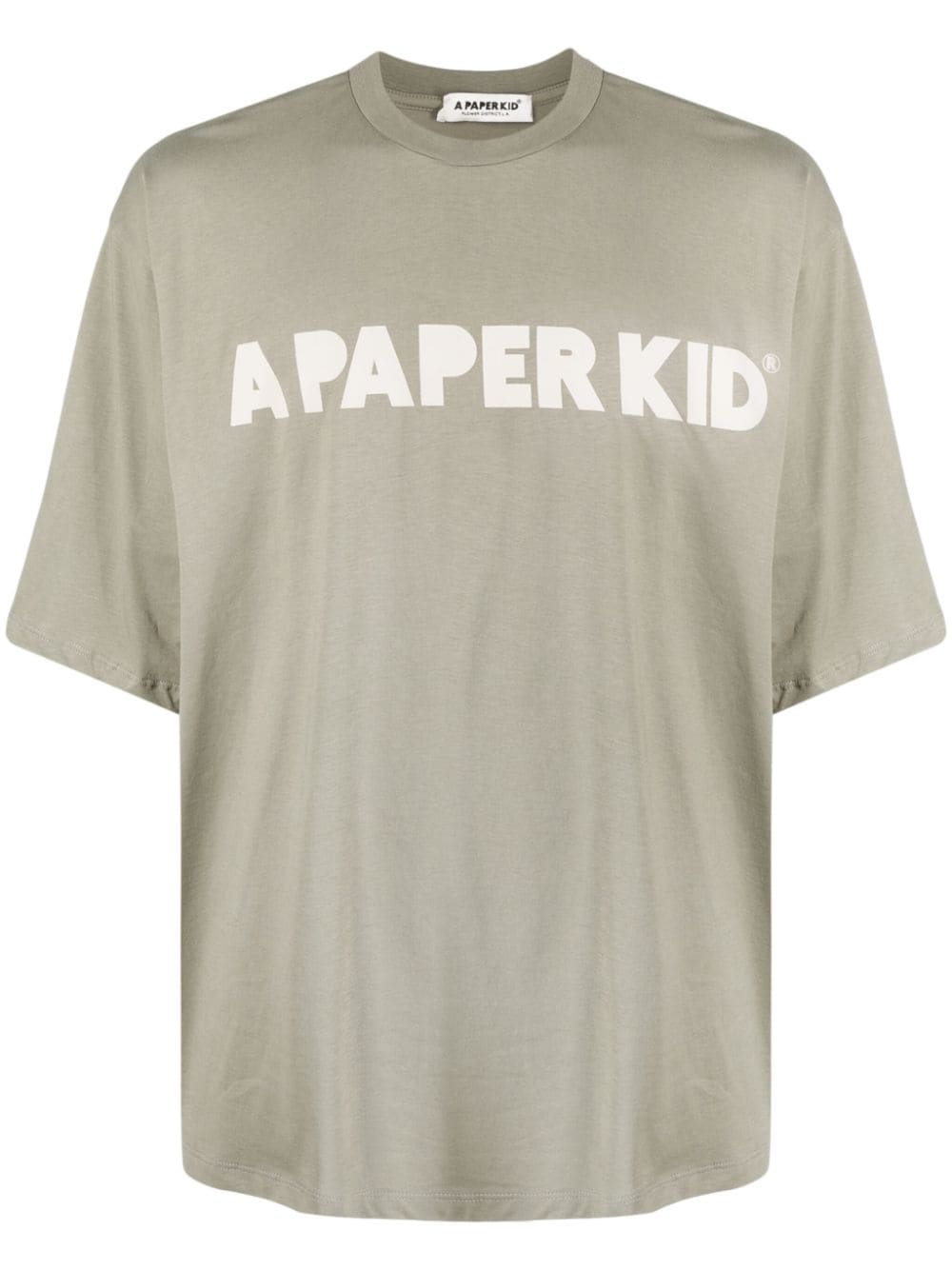 A Paper Kid A PAPER KID- Cotton T-shirt With Logo