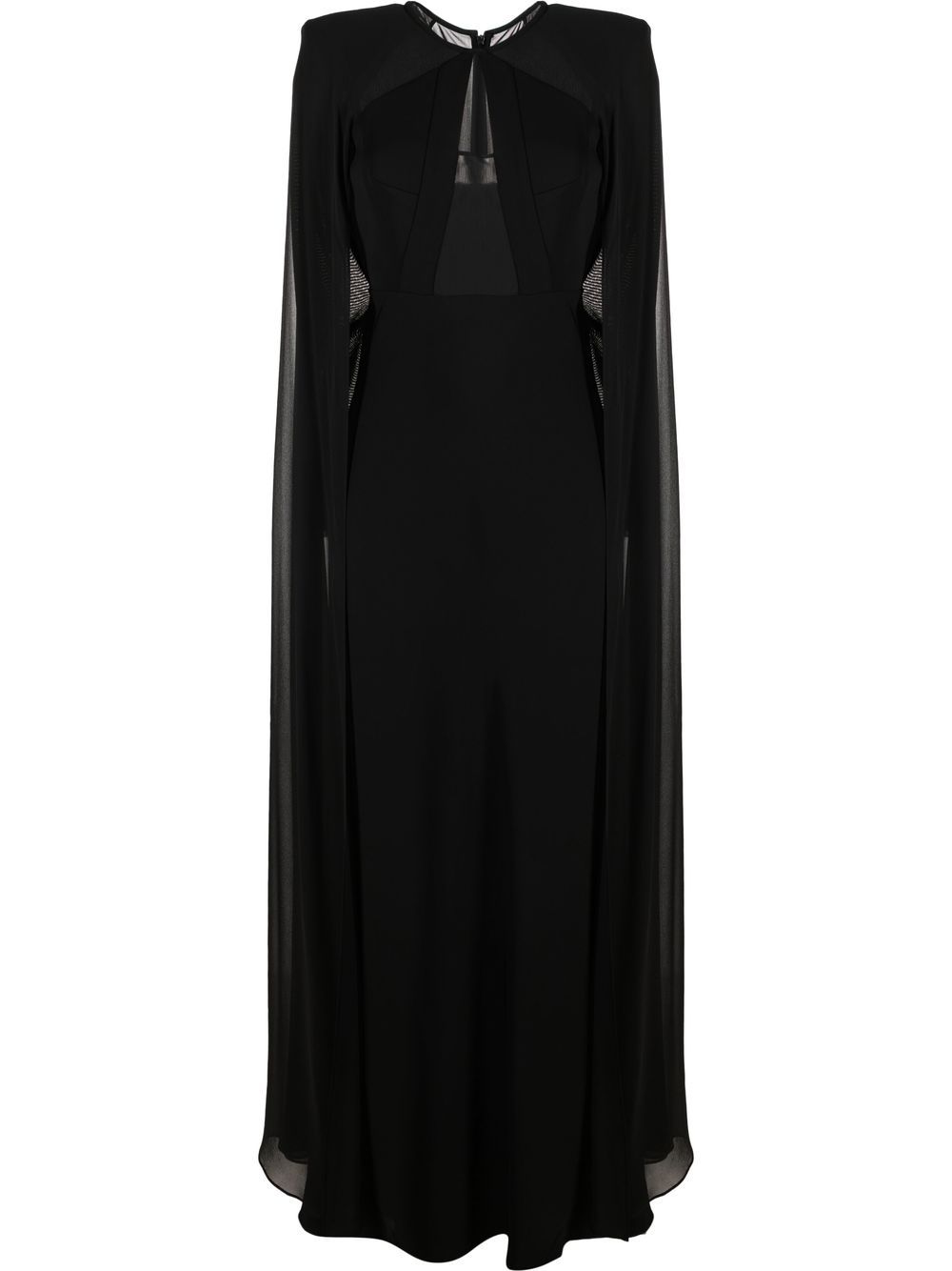 Roland Mouret ROLAND MOURET- Cape-detailed Cady Maxi Dress