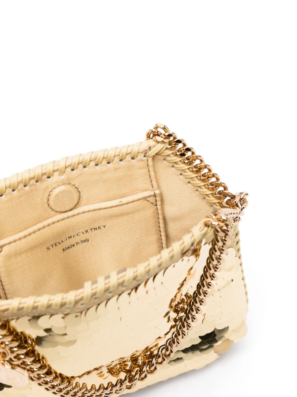 Stella McCartney STELLA MCCARTNEY- Falabella Paillettes Mini Crossbody Bag