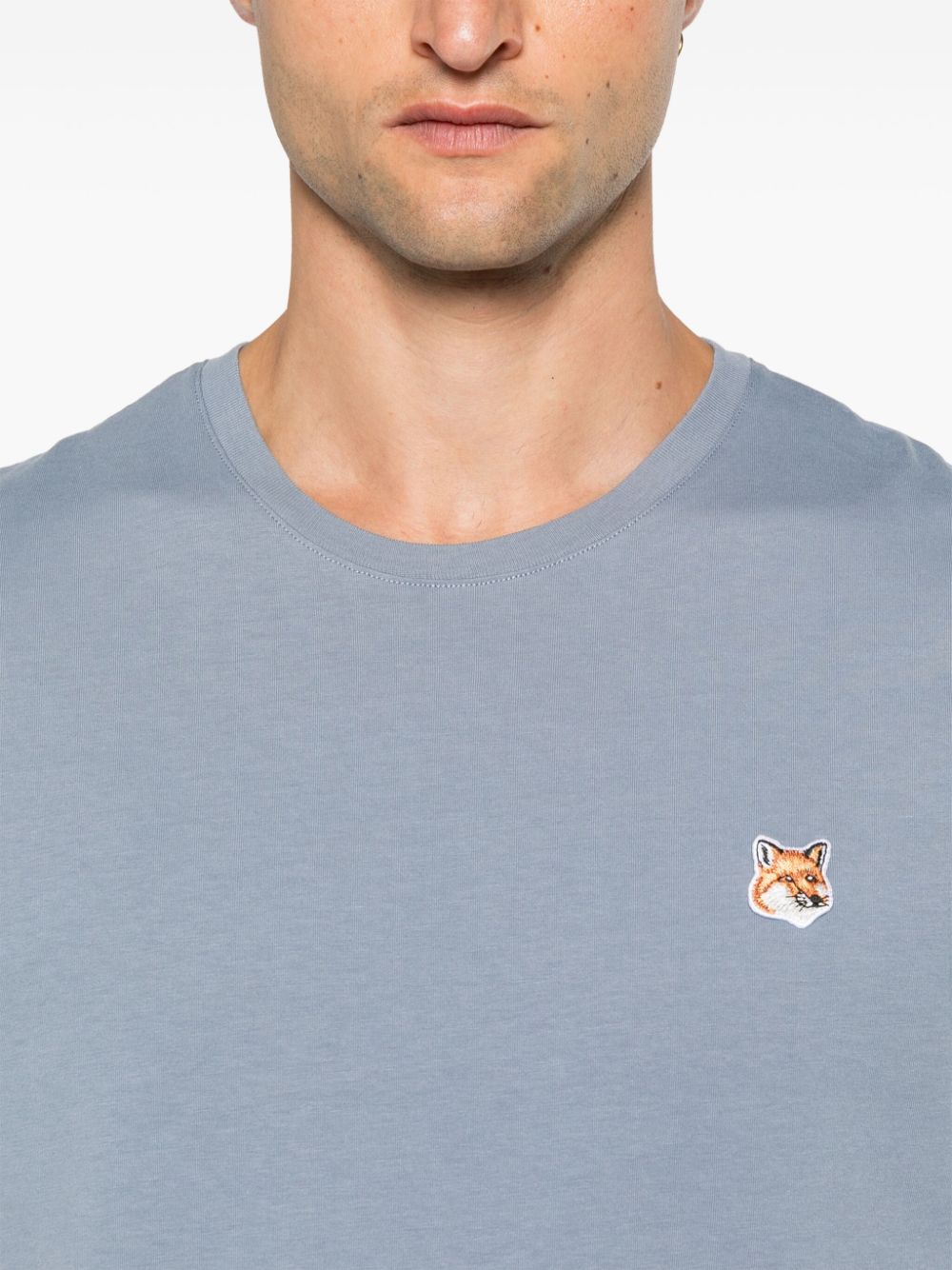  MAISON KITSUNE'- Fox Head Cotton T-shirt