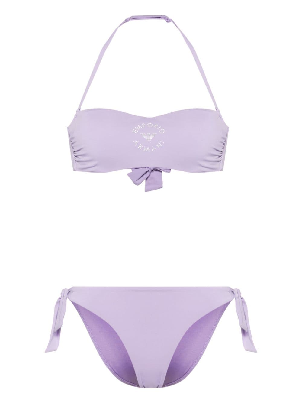 Emporio Armani EMPORIO ARMANI- Padded Beandeau Bikini Set