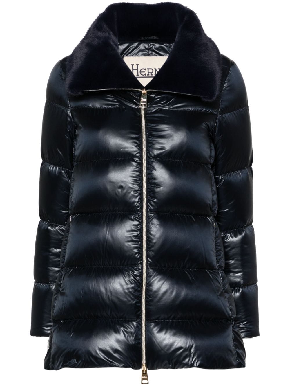 Herno HERNO- Faux-fur Collar Nylon Down Vest