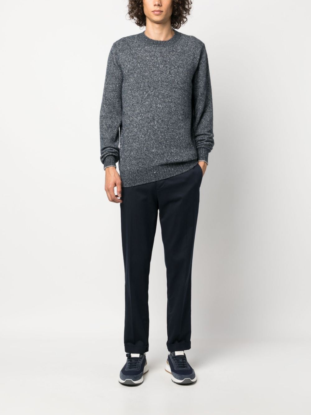 Brunello Cucinelli BRUNELLO CUCINELLI- Wool And Cotton Blend Jumper