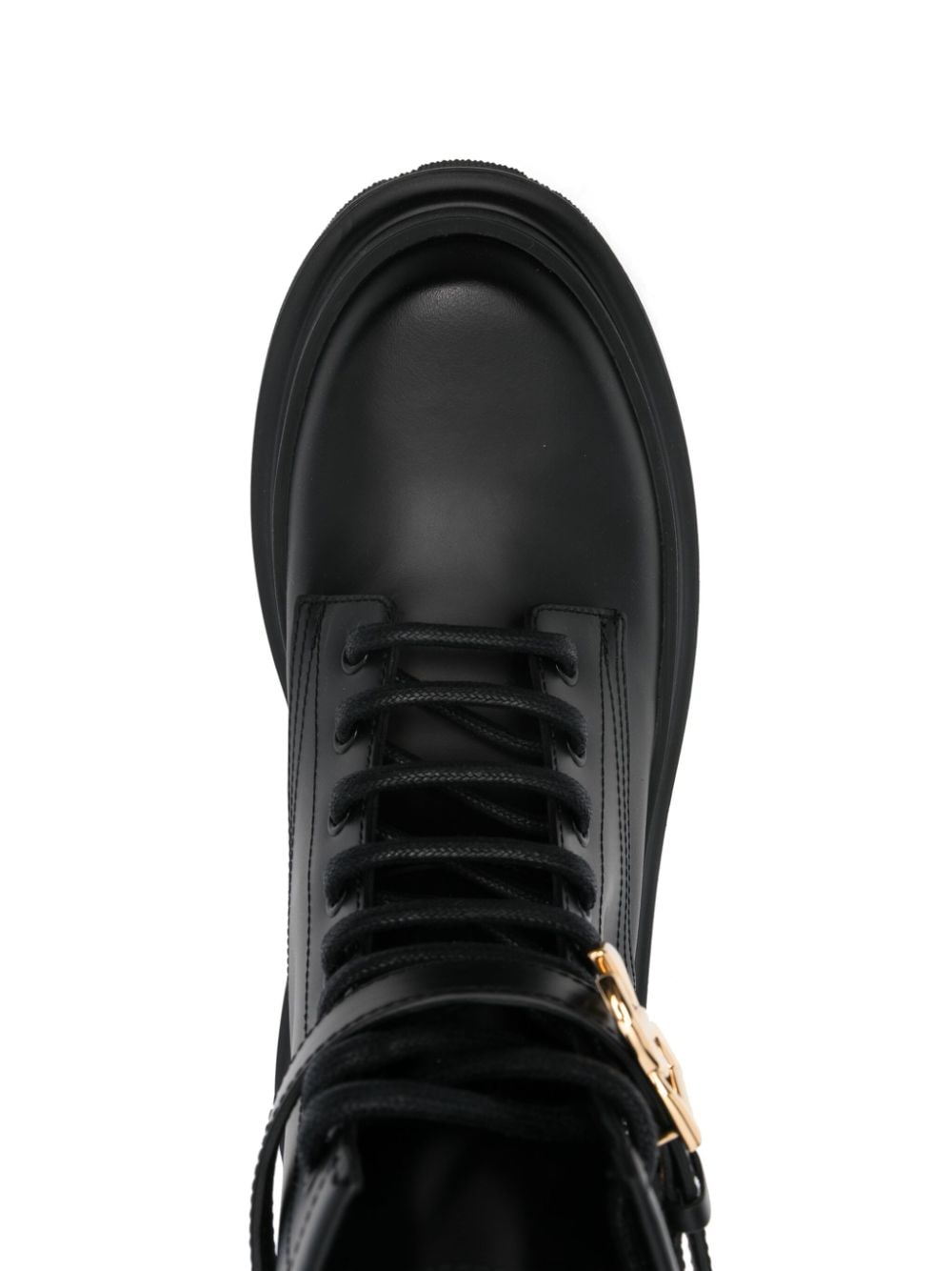 Dolce & Gabbana DOLCE & GABBANA- Leather Combat Boots