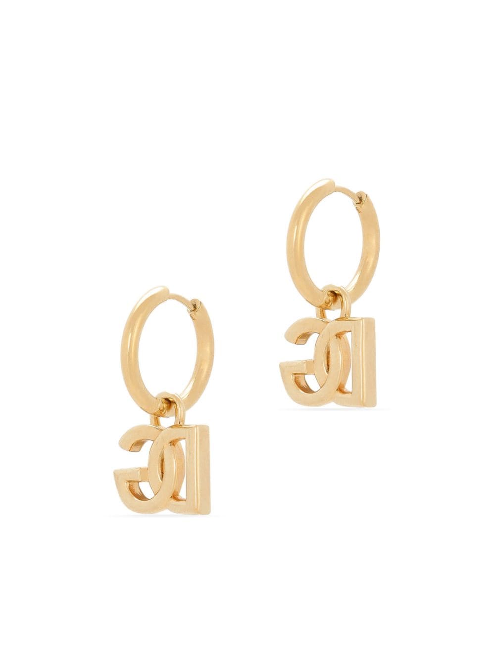 Dolce & Gabbana DOLCE & GABBANA- Dg Logo Creola Earrings