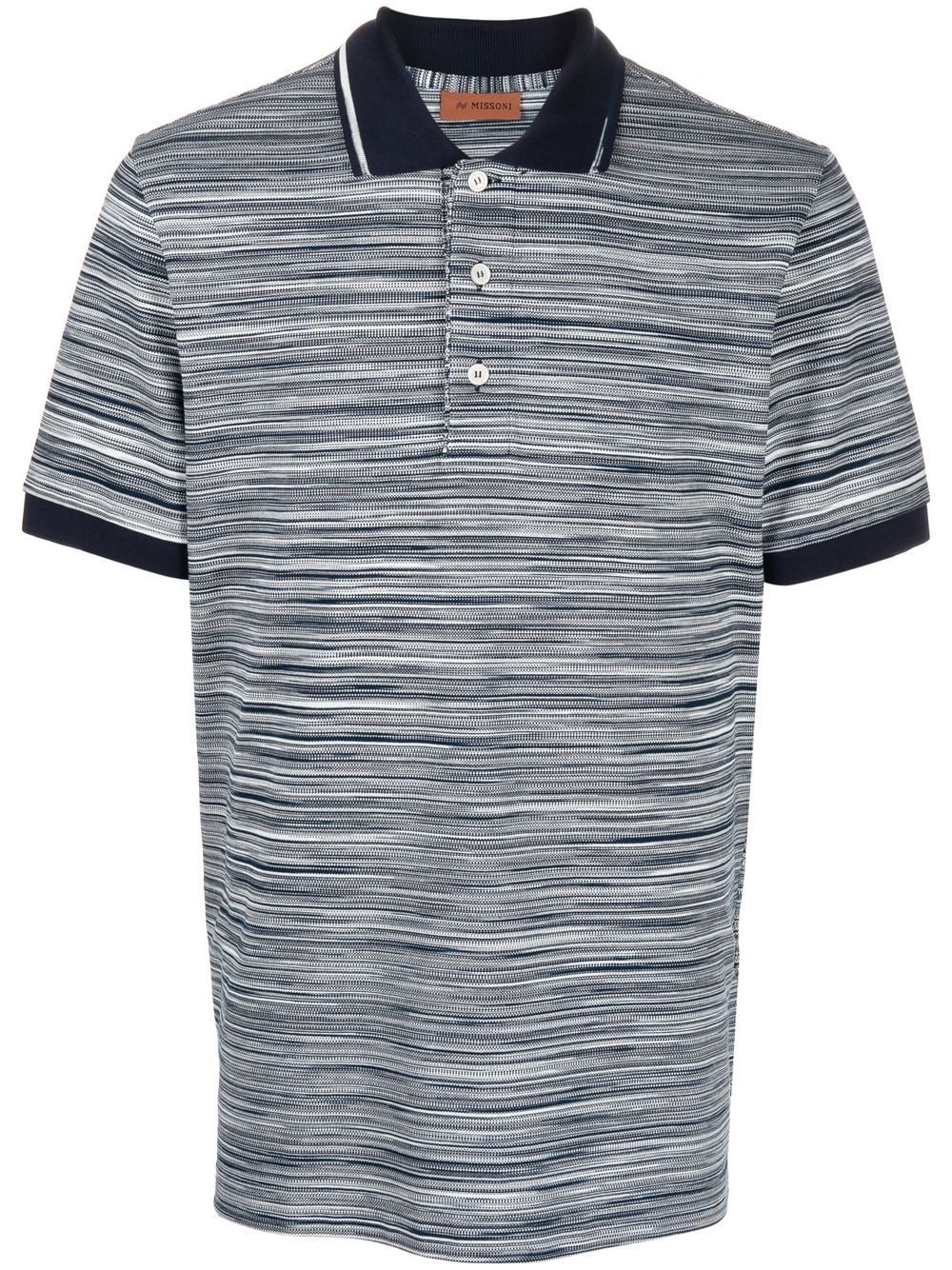 Missoni MISSONI- Tie-dye Print Cotton Polo Shirt