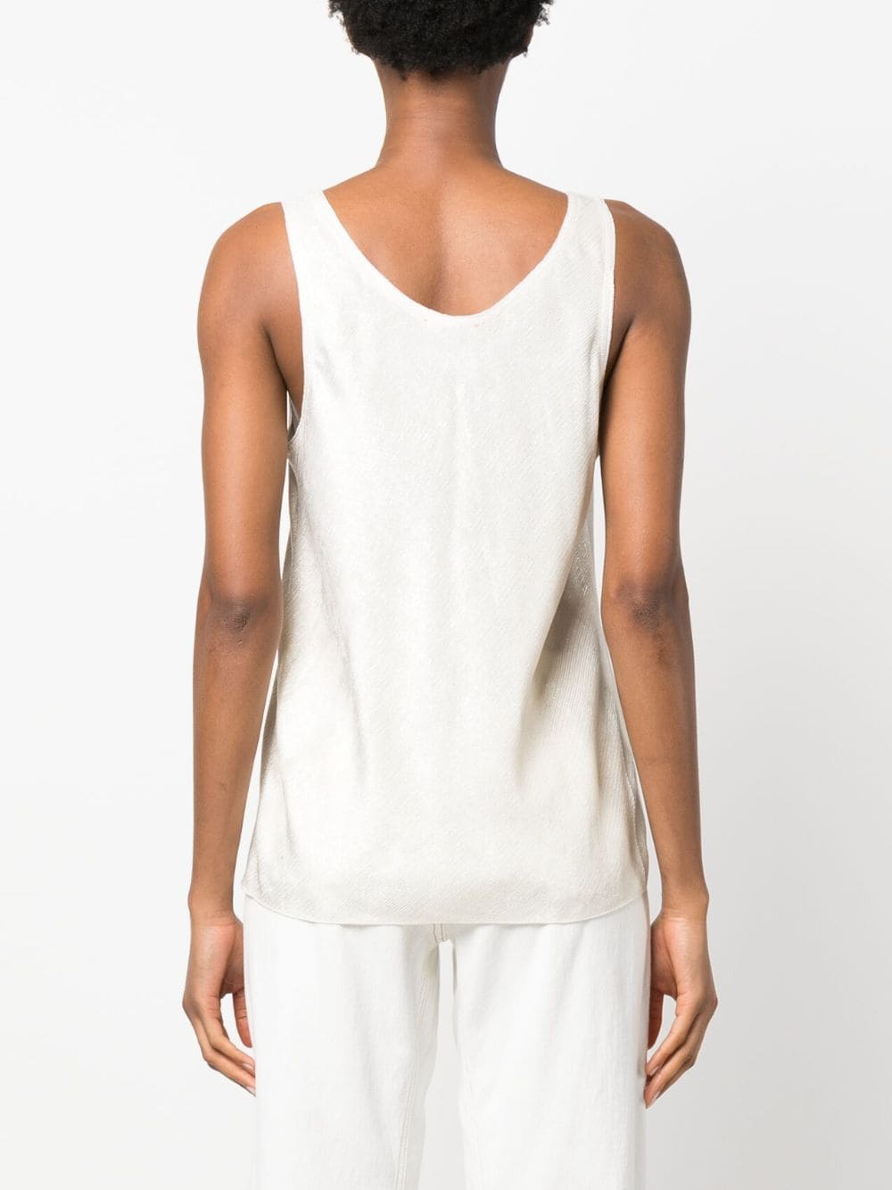 Forte Forte FORTE FORTE- Laminated Velvet Tank Top