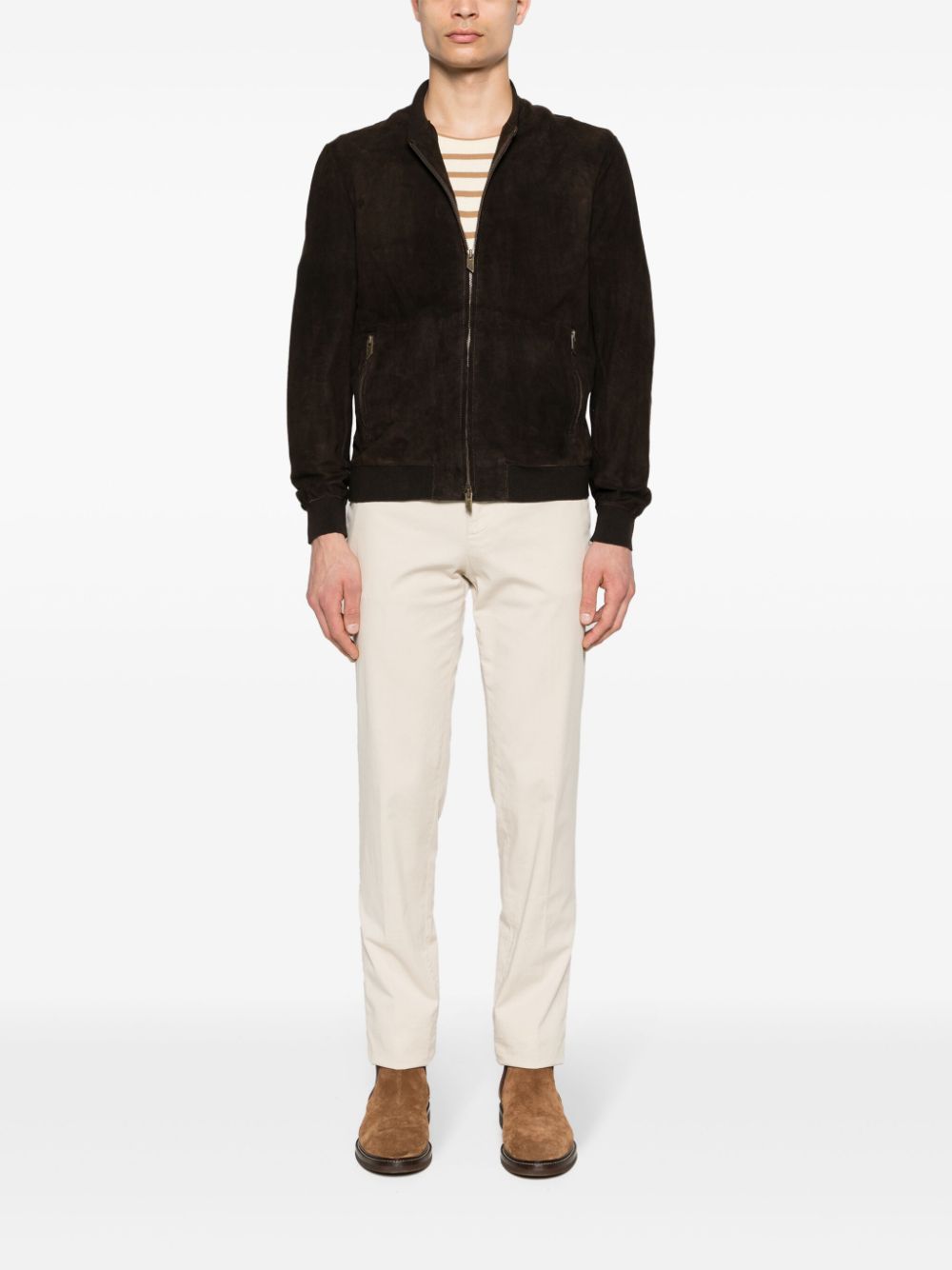 Salvatore Santoro SALVATORE SANTORO- Leather Bomber Jacket