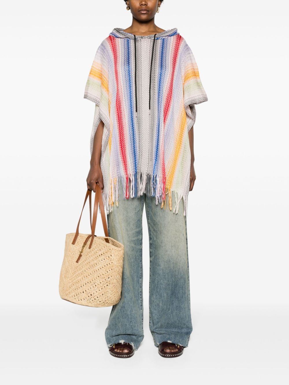 Missoni MISSONI- Poncho With Logo