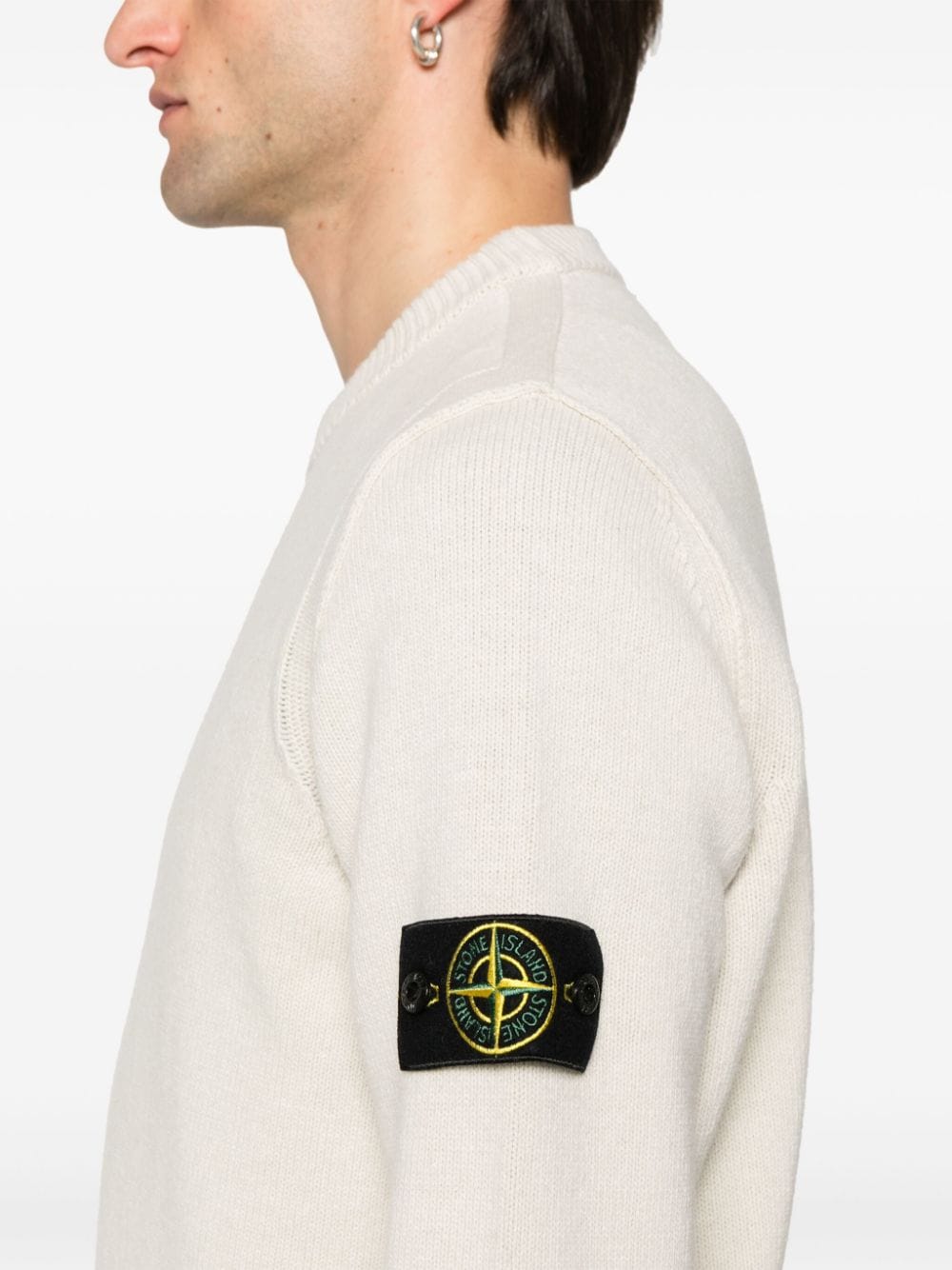 Stone Island STONE ISLAND- Wool Crewneck Sweater