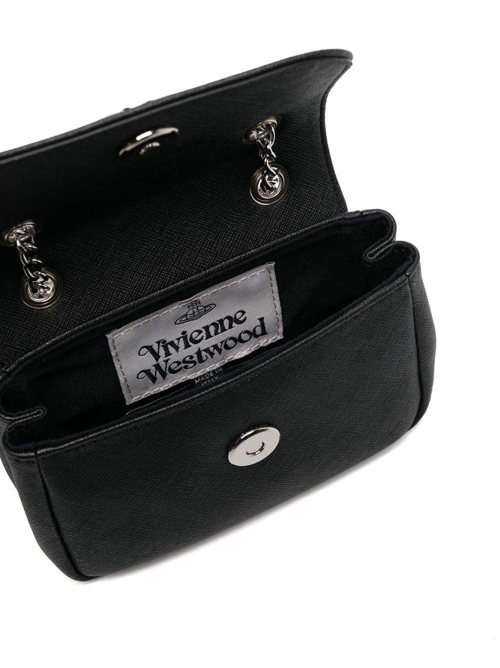 Vivienne Westwood VIVIENNE WESTWOOD- Saffiano Small Purse On Chain