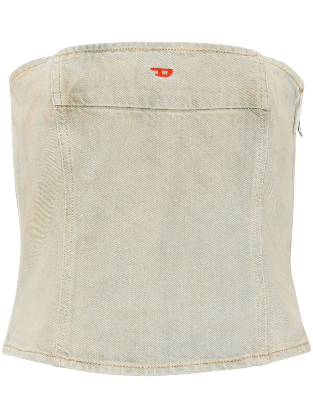 Diesel DIESEL- Denim Bandeau Top