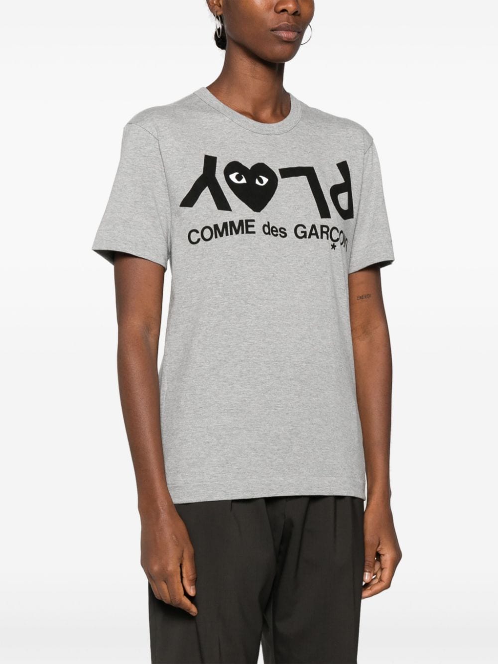 Comme Des Garçons Play COMME DES GARCONS PLAY- Logo Cotton T-shirt