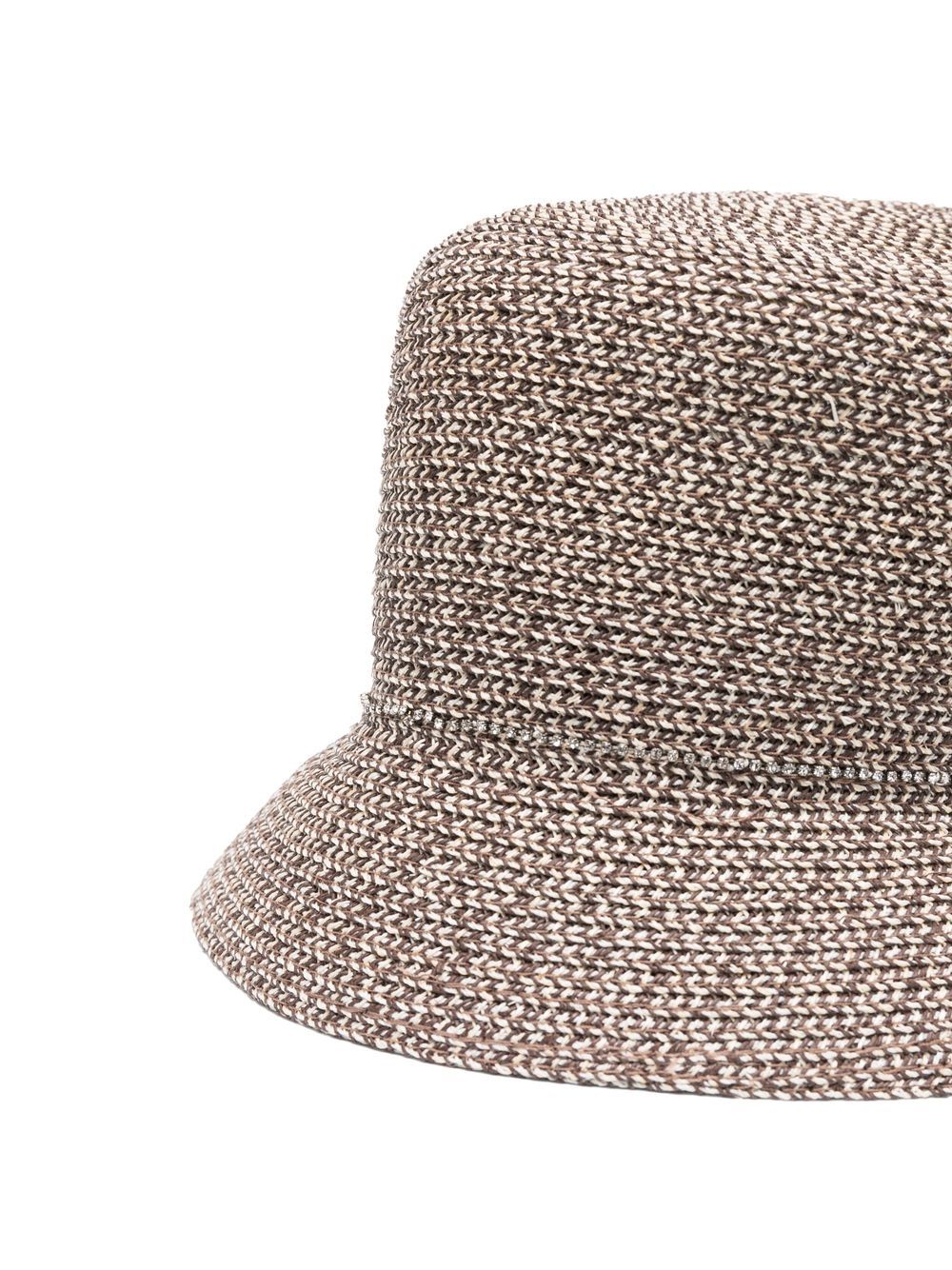 Maison Michel MAISON MICHEL- Mini Kendall Raffia Bucket Hat