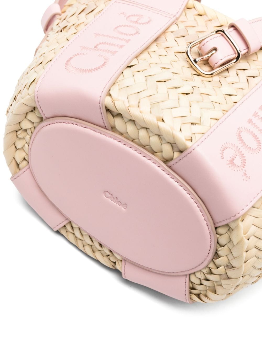 Chloé CHLOÉ- Chloè Sense Raffia Basket Case