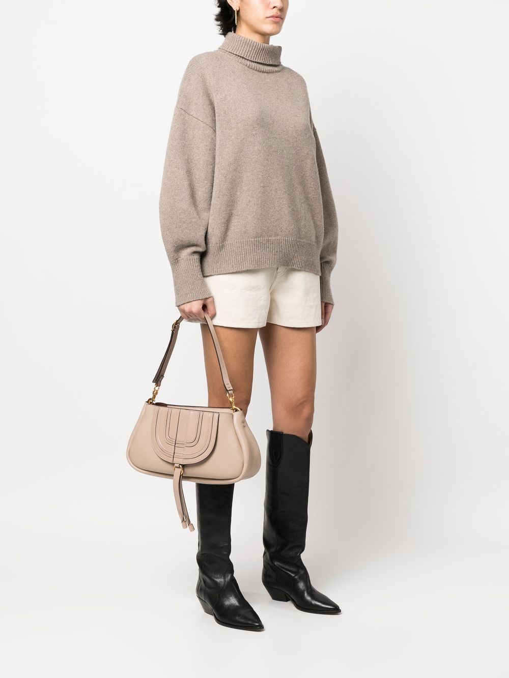 Chloé CHLOÉ- Marcie Leather Shoulder Bag