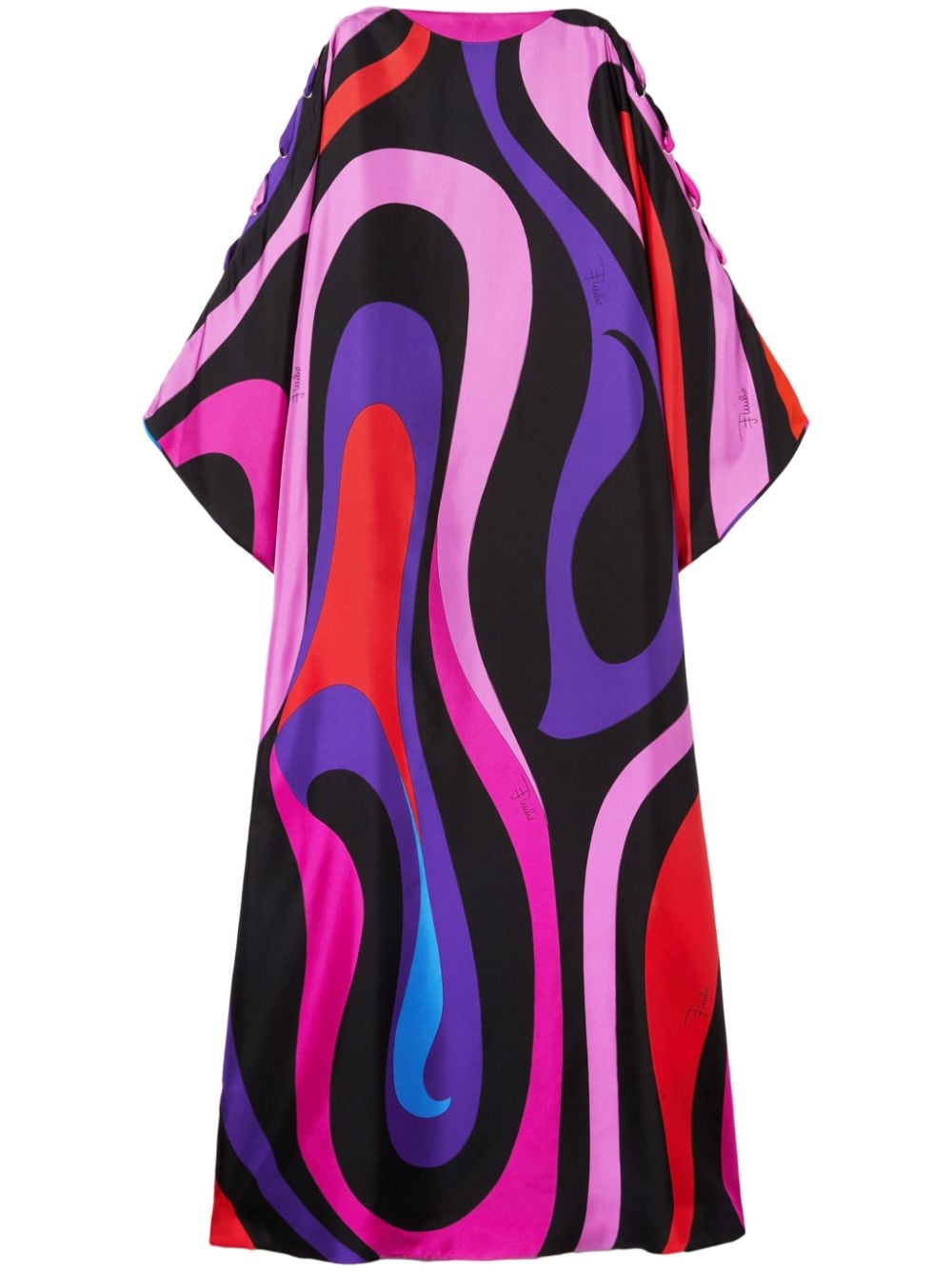 pucci PUCCI- Printed Silk Caftan Dress
