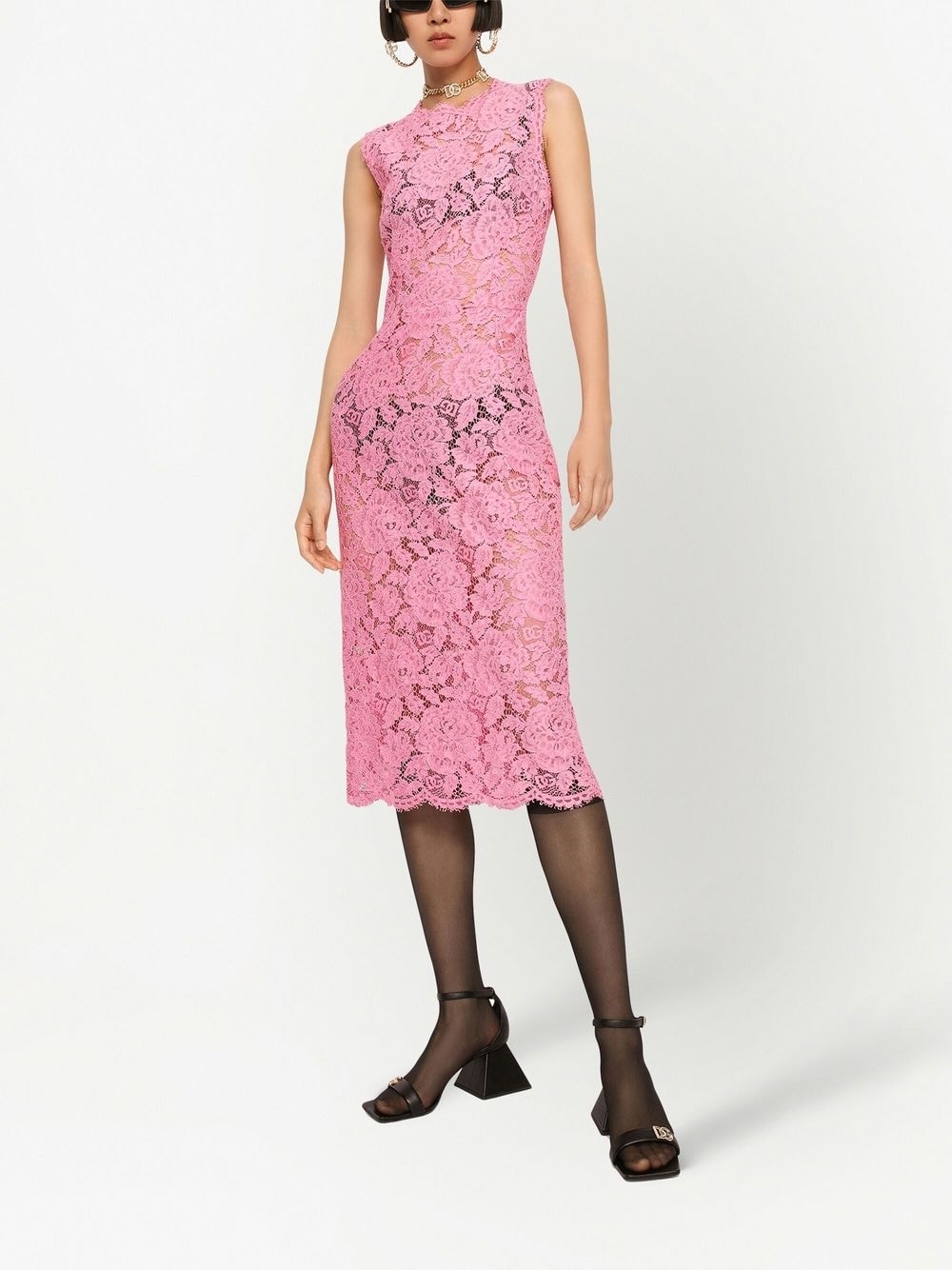 Dolce & Gabbana DOLCE & GABBANA- Lace Midi Dress