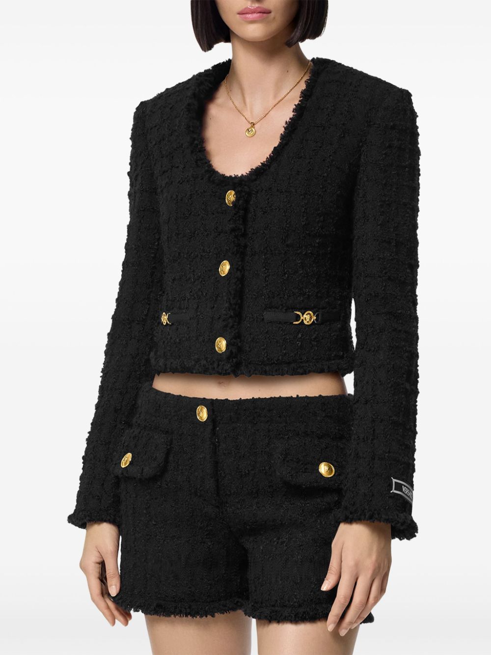 Versace VERSACE- Bouclé Tweed Jacket