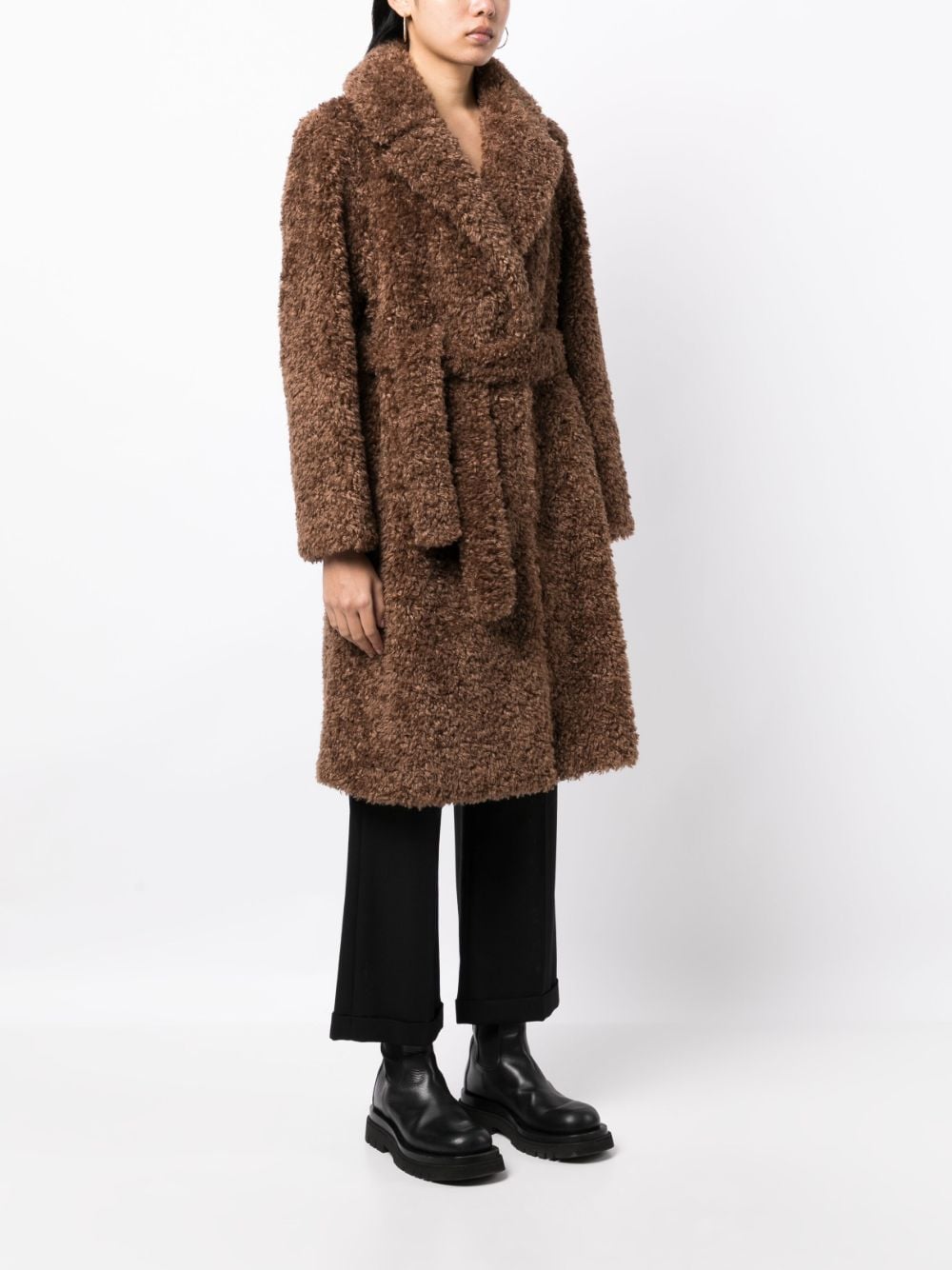 Parosh PAROSH- Long Faux Fur Coat