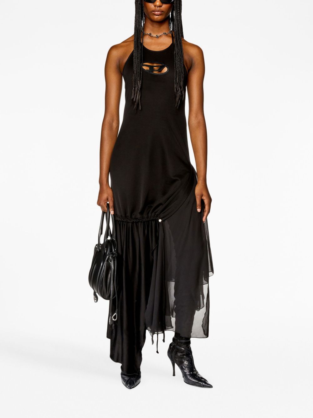 Diesel DIESEL- Asymmetric Mini Dress