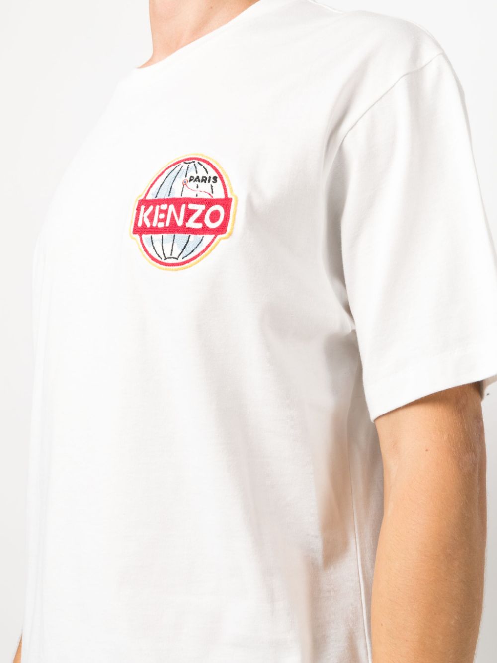 Kenzo KENZO- Kenzo Glove Oversize Cotton T-shirt