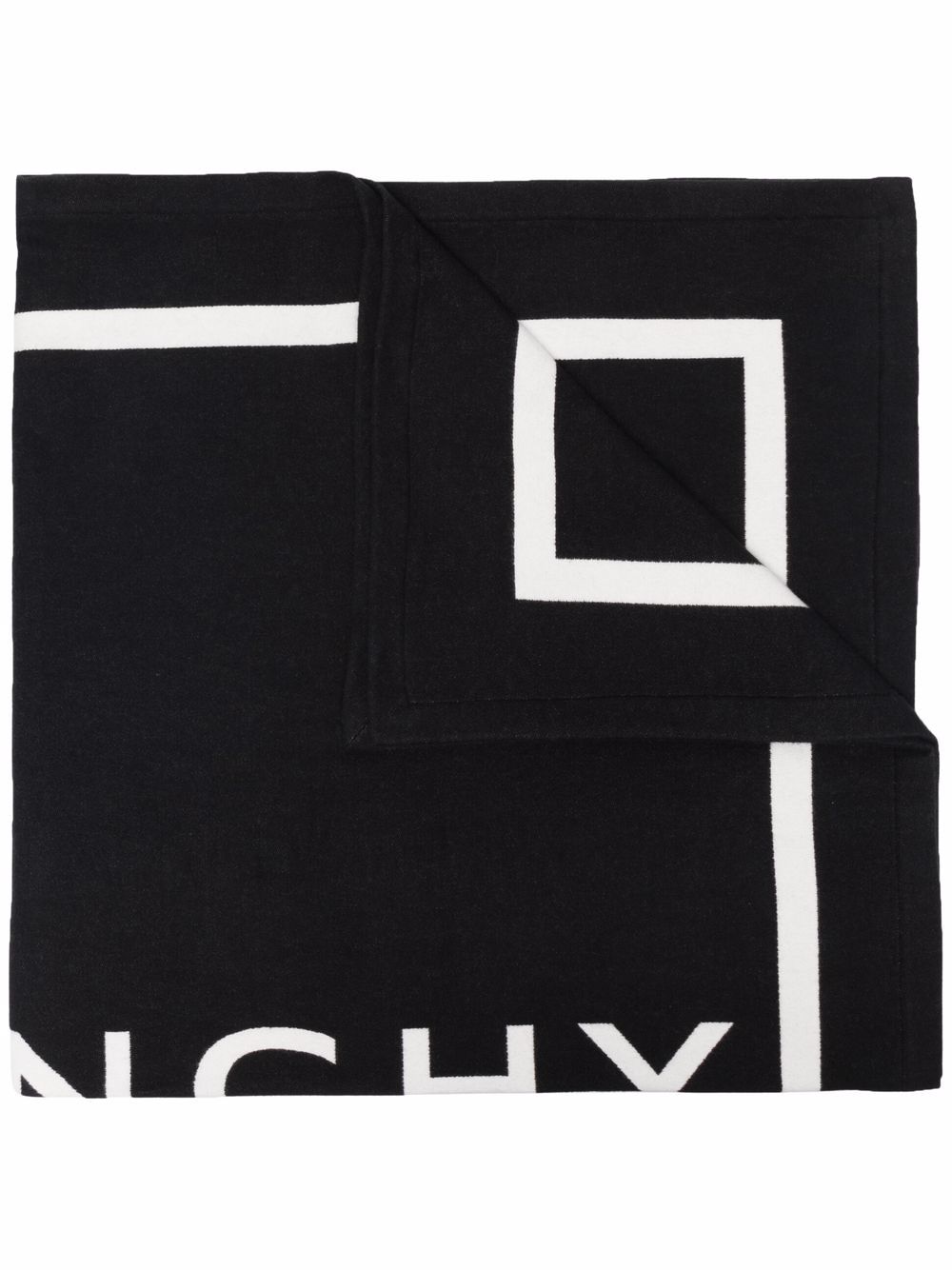 Givenchy GIVENCHY- Logo Cotton Scarf