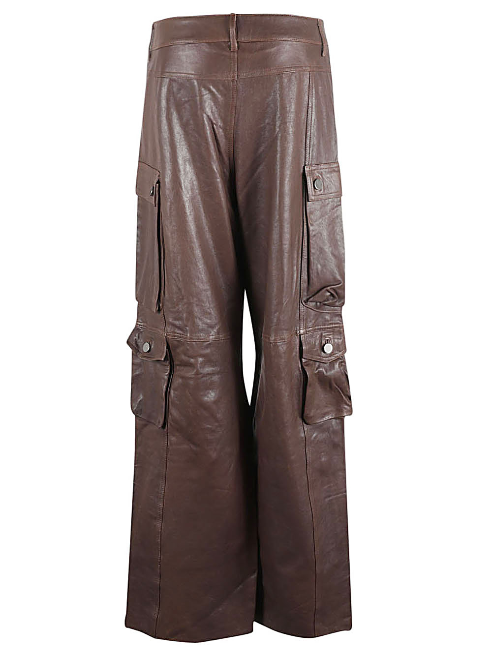 Fermas.club FERMAS.CLUB- Leather Cargo Pants