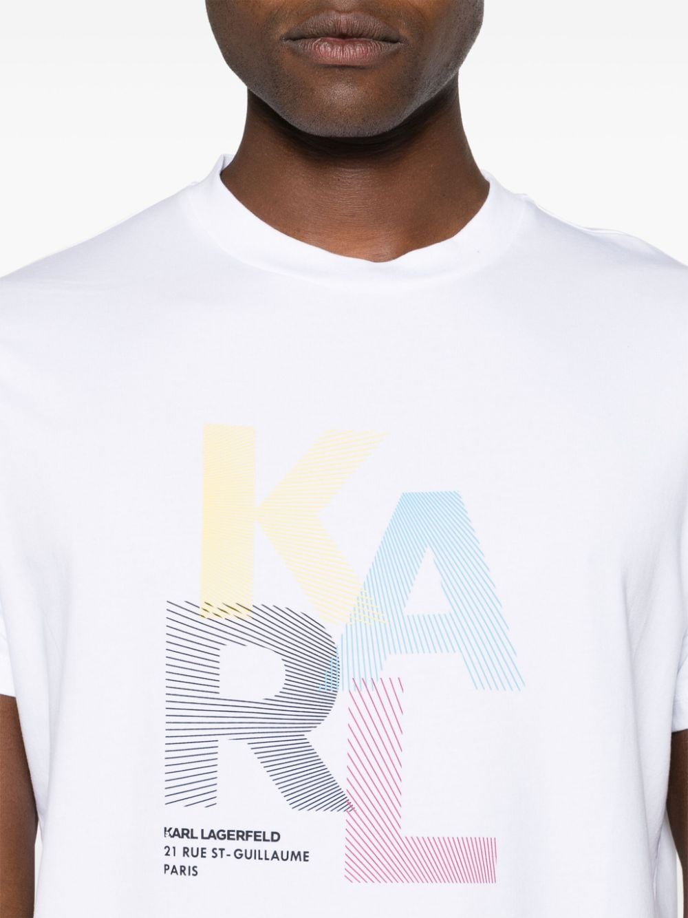 Karl Lagerfeld KARL LAGERFELD- Iconic T-shirt With Lettering
