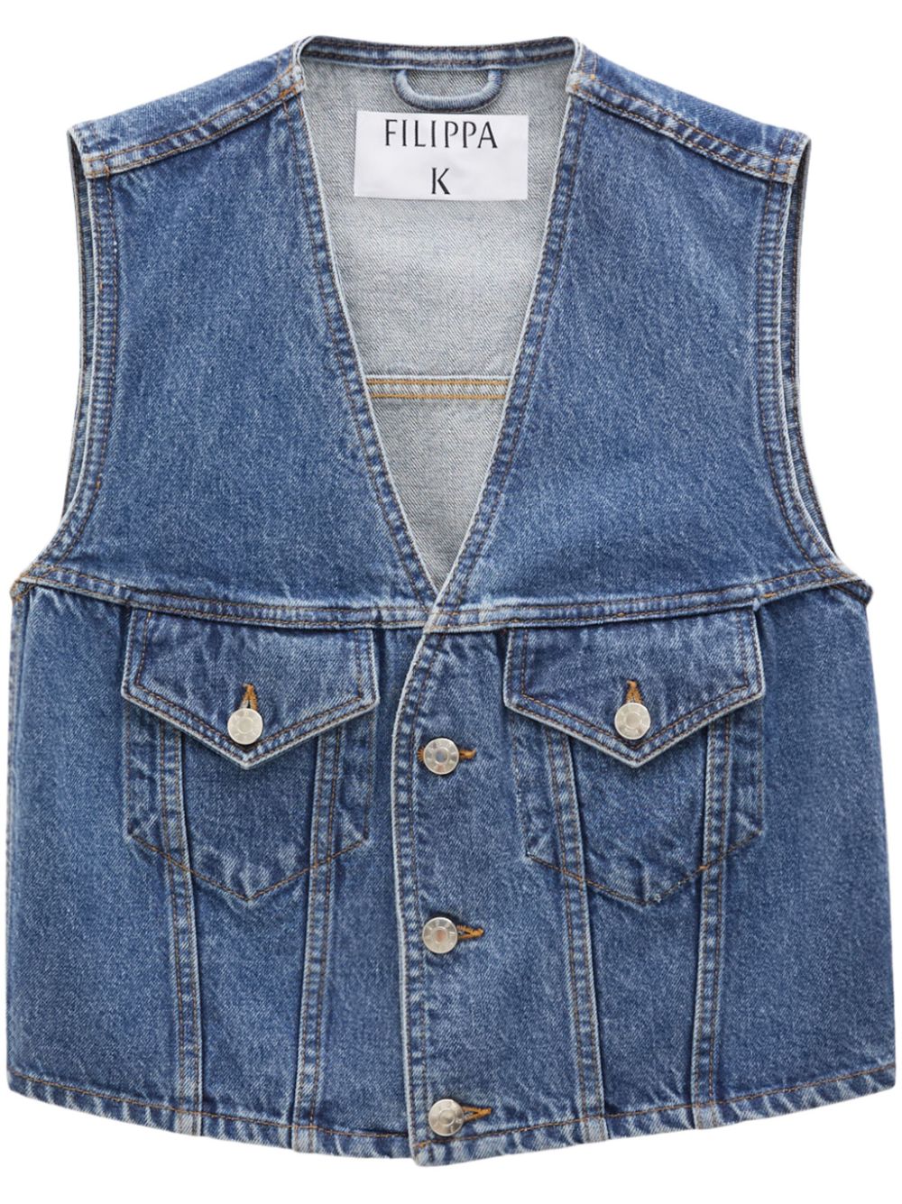 Filippa K FILIPPA K- Fitted Denim Vest