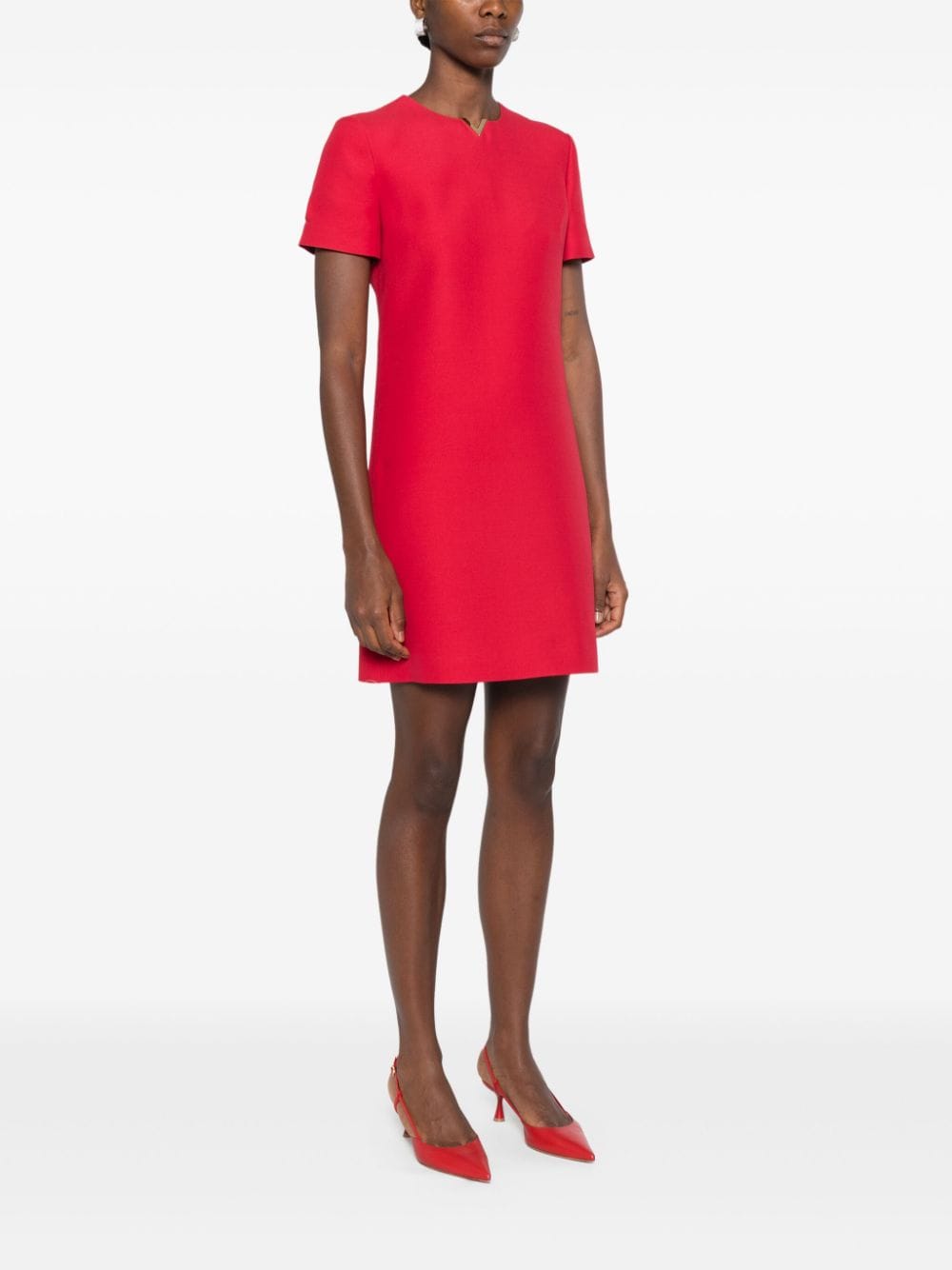 Valentino VALENTINO- Wool And Silk Blend Mini Dress