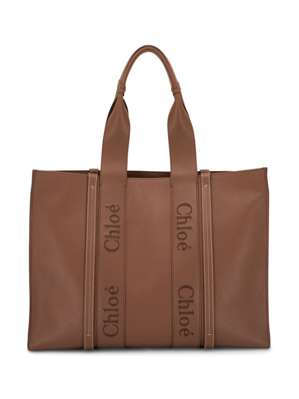 Chloé CHLOÉ- Woody Large Leather Tote