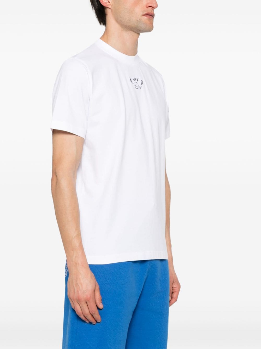 OFF-WHITE OFF-WHITE- Logo Cotton T-shirt