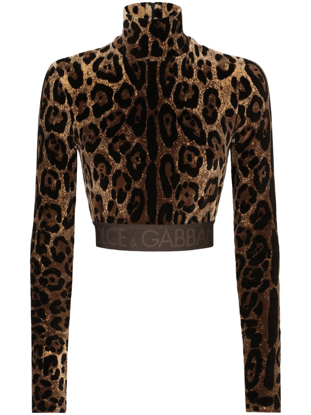 Dolce & Gabbana DOLCE & GABBANA- Leopard Print Chenille Top