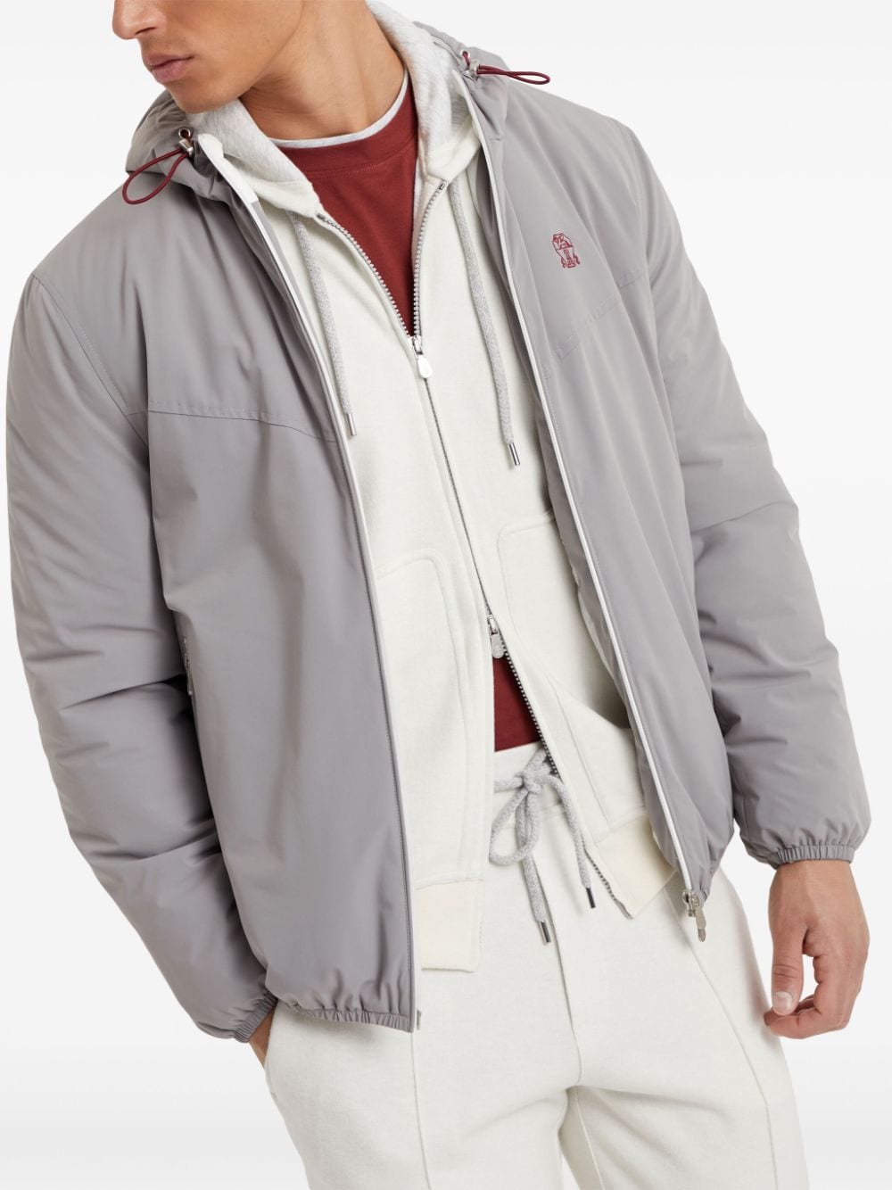 Brunello Cucinelli BRUNELLO CUCINELLI- Nylon Blouson Jacket