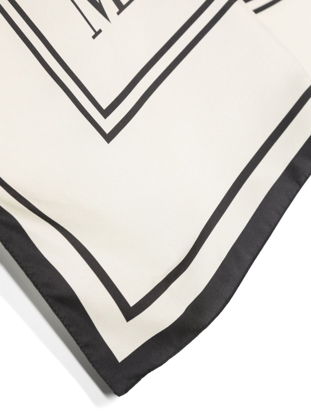 Emporio Armani EMPORIO ARMANI- Logo Silk Foulard