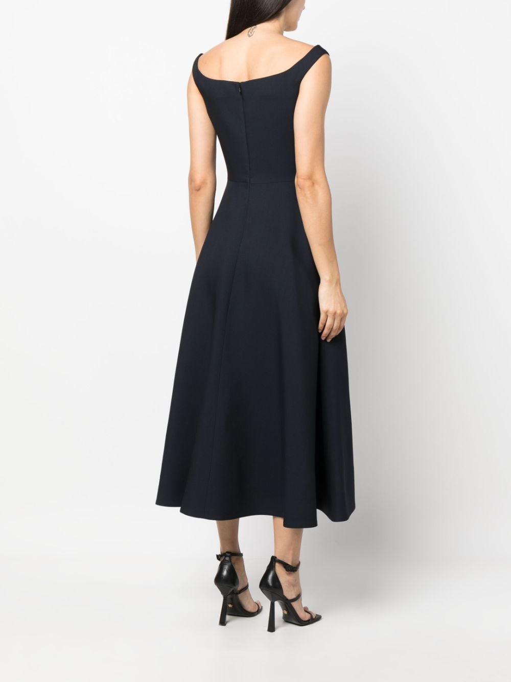 Valentino VALENTINO- Crepe Couture Midi Dress