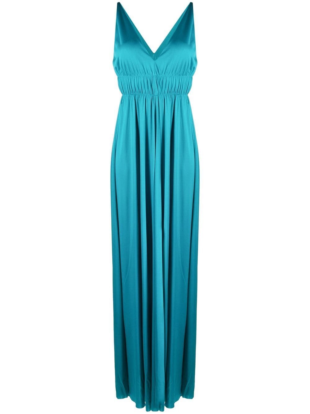 Parosh PAROSH- V-necked Long Dress