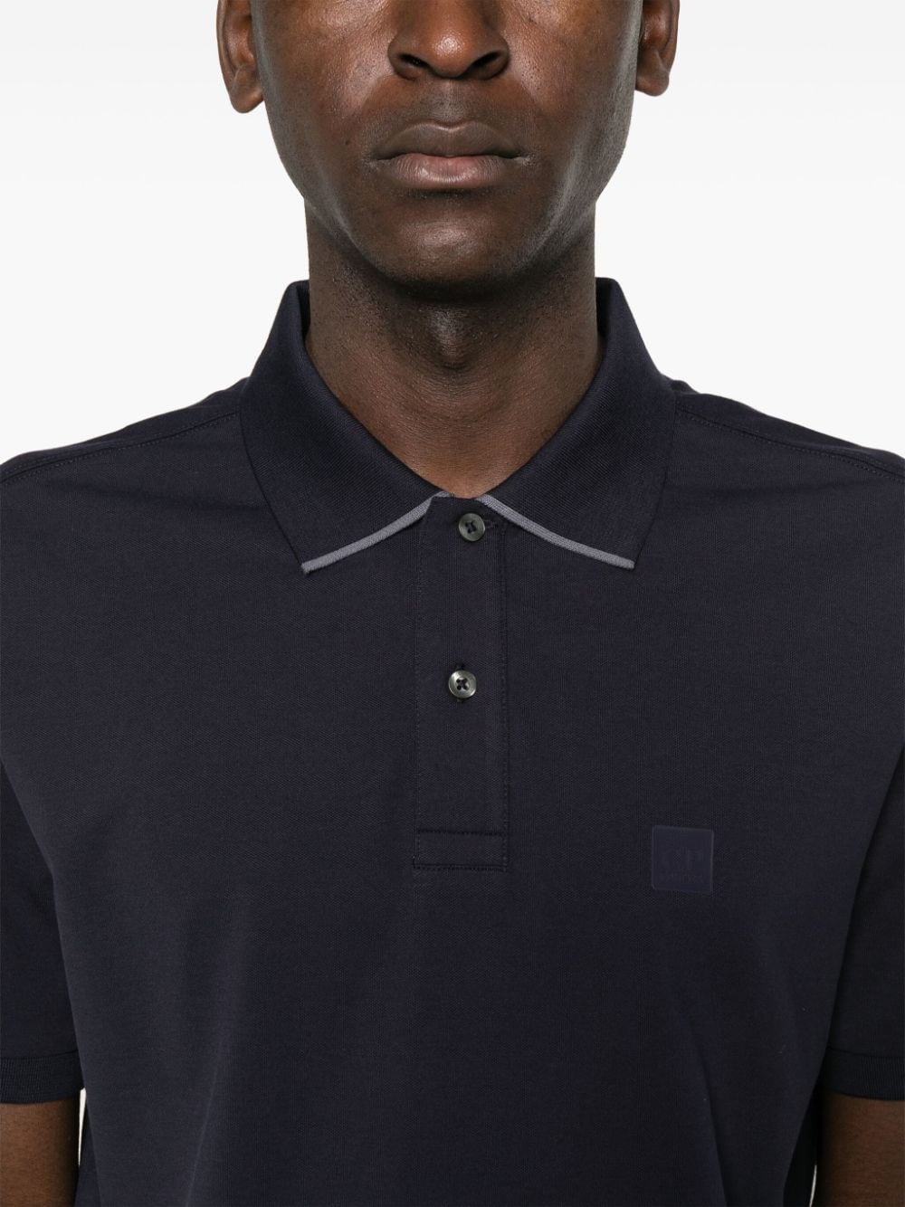 C.P. Company C.P. COMPANY- Logo Cotton Polo Shirt