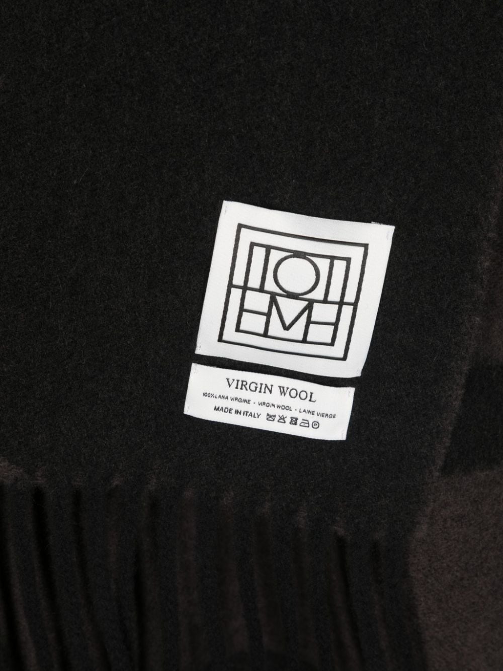 Toteme TOTEME- Monogram Wool Scarf