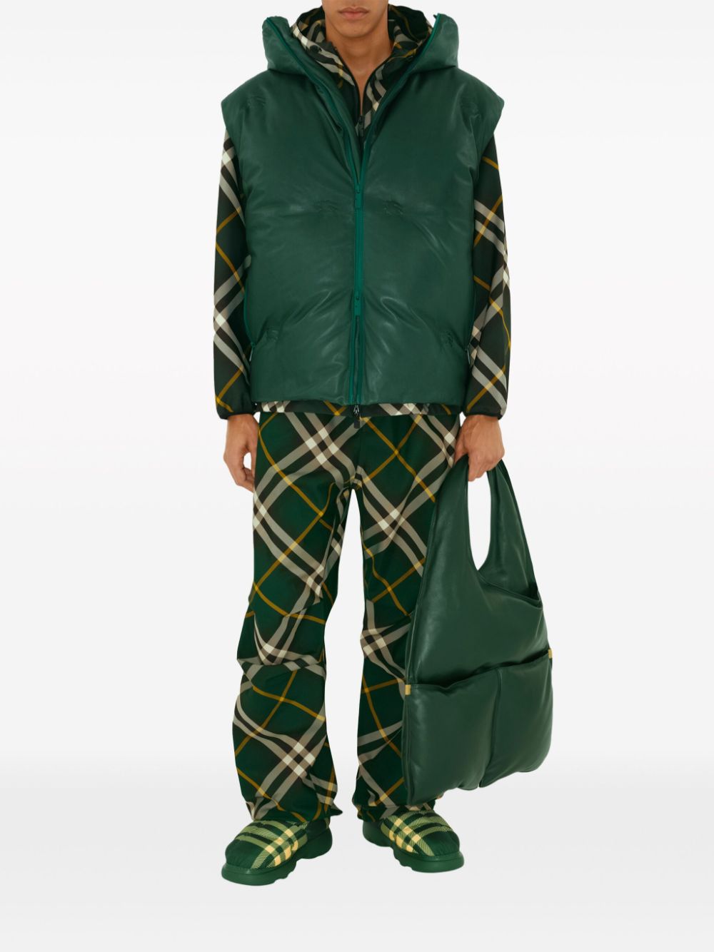 Burberry BURBERRY- Trousers With Check Pattern