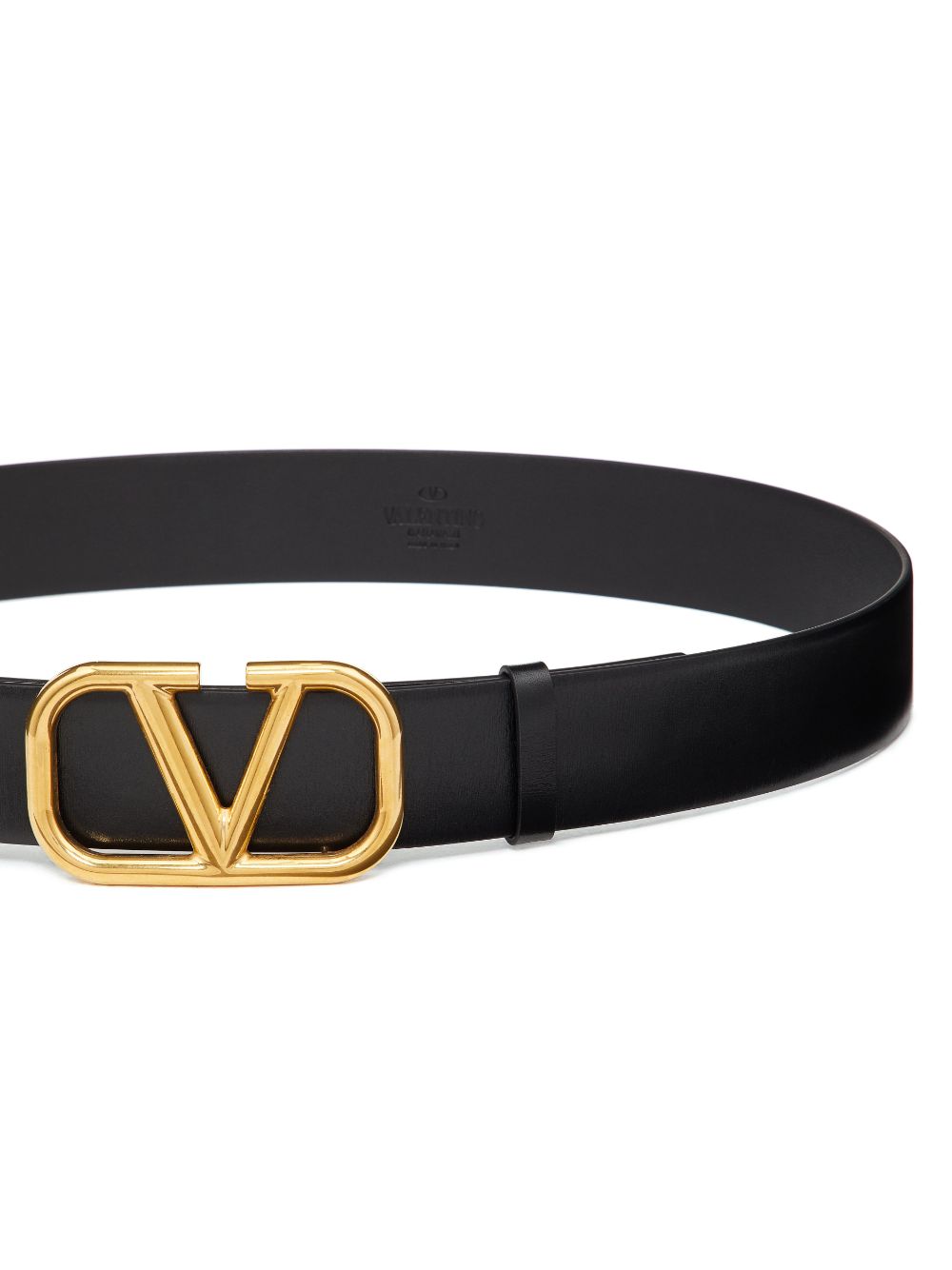 VALENTINO GARAVANI VALENTINO GARAVANI- Leather Belt With Logo Buckle