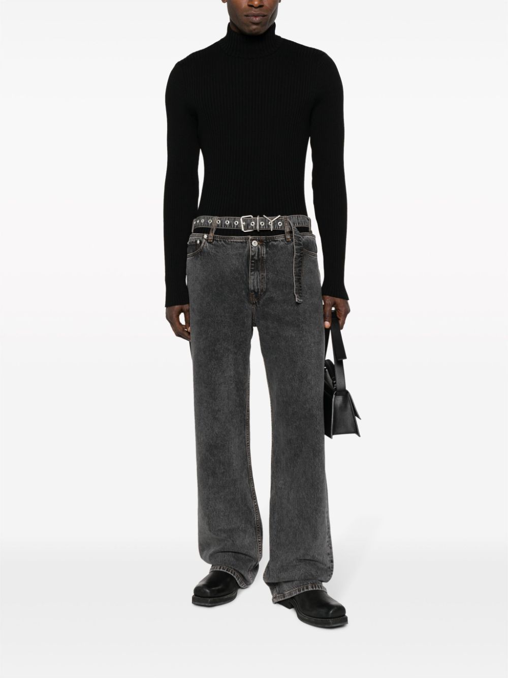 Y/Project Y/PROJECT- Y Belt Denim Jeans