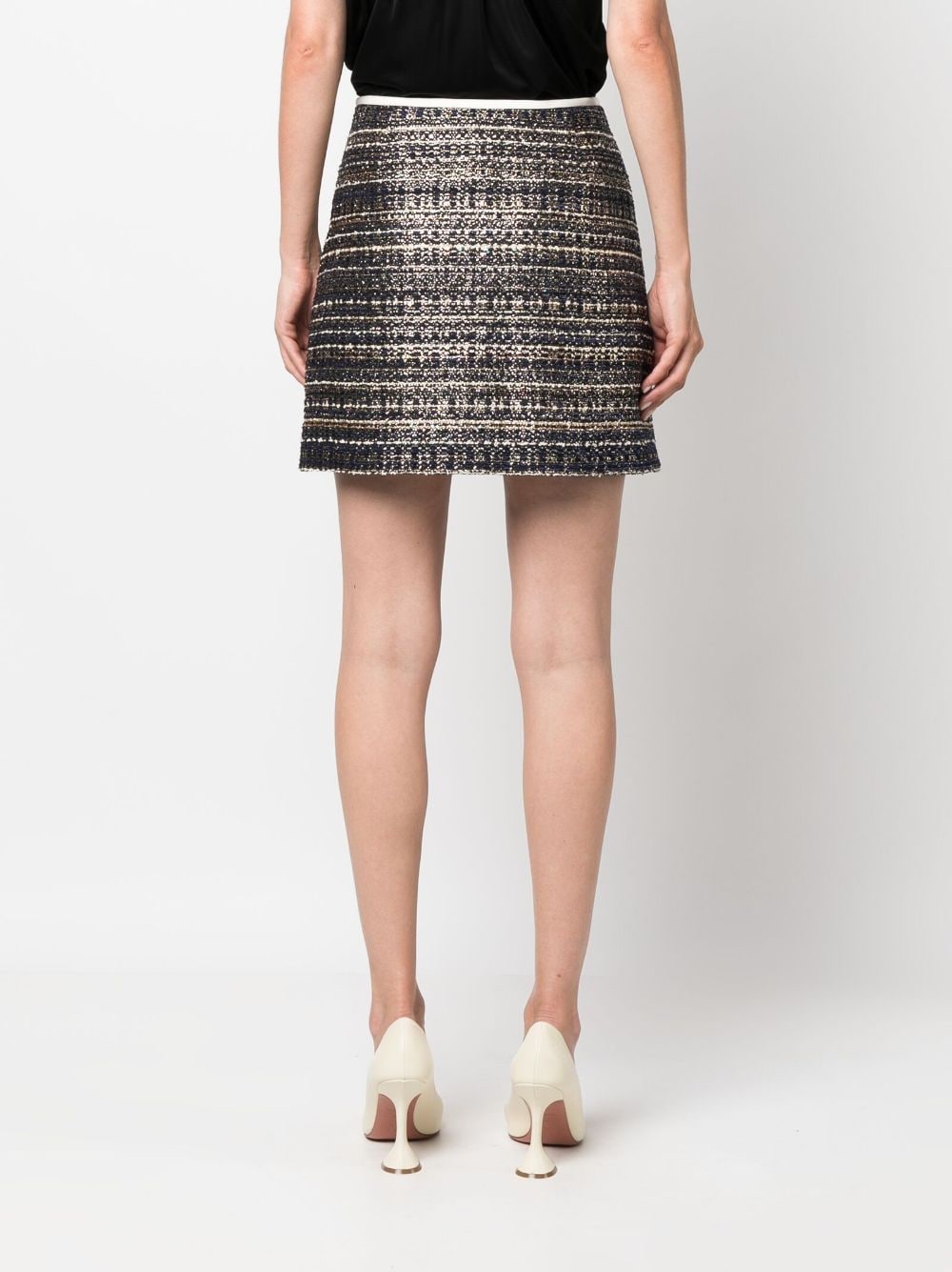 Valentino VALENTINO- Tweed Mini Skirt