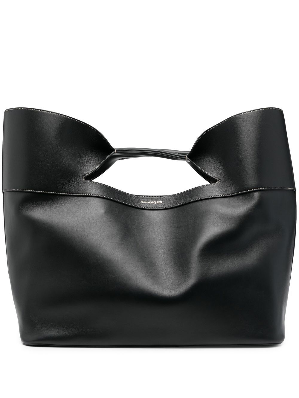 Alexander McQueen ALEXANDER MCQUEEN- The Bow Large Leather Tote Bag