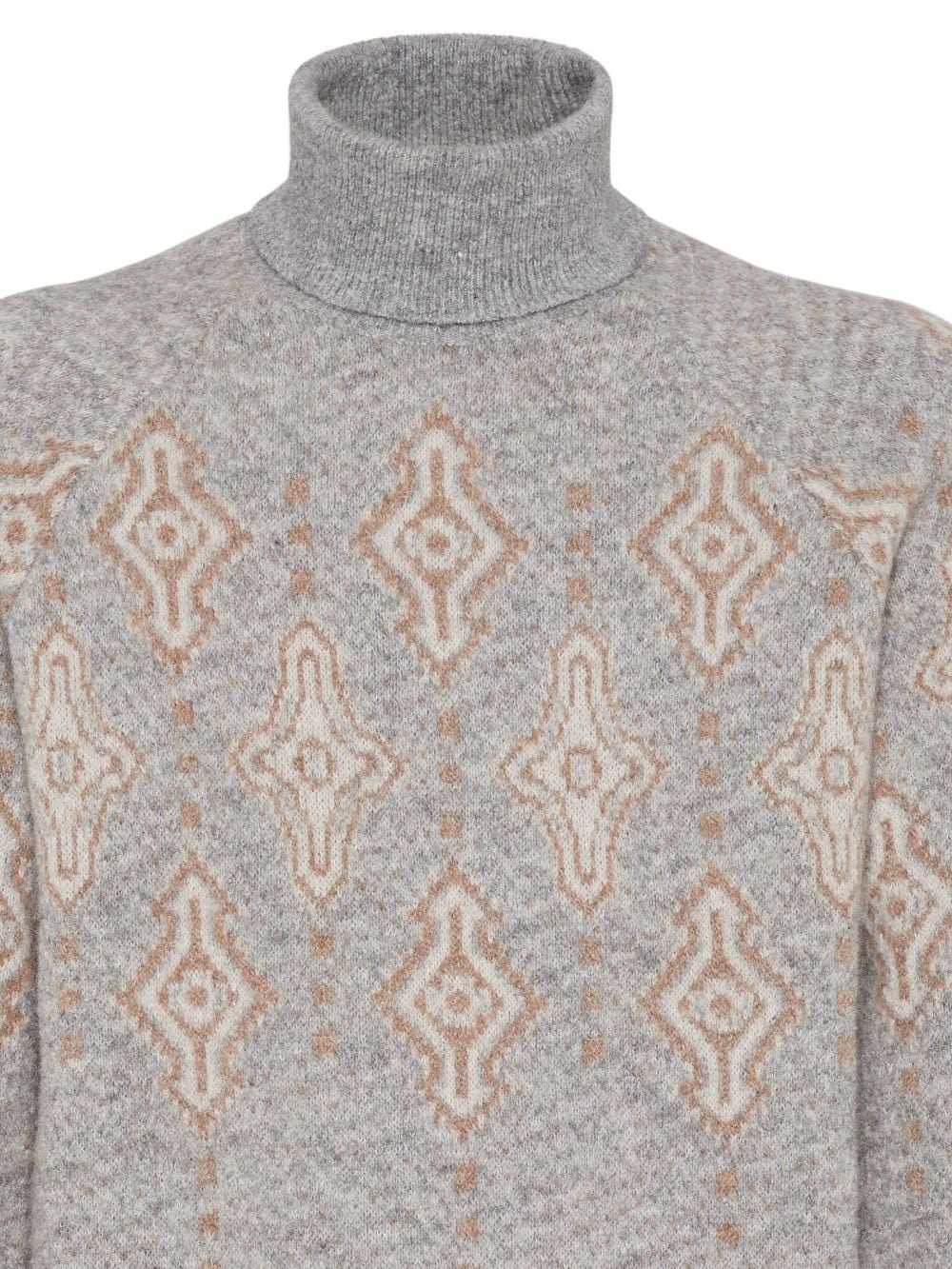 Brunello Cucinelli BRUNELLO CUCINELLI- Wool Turtle-neck Jumper