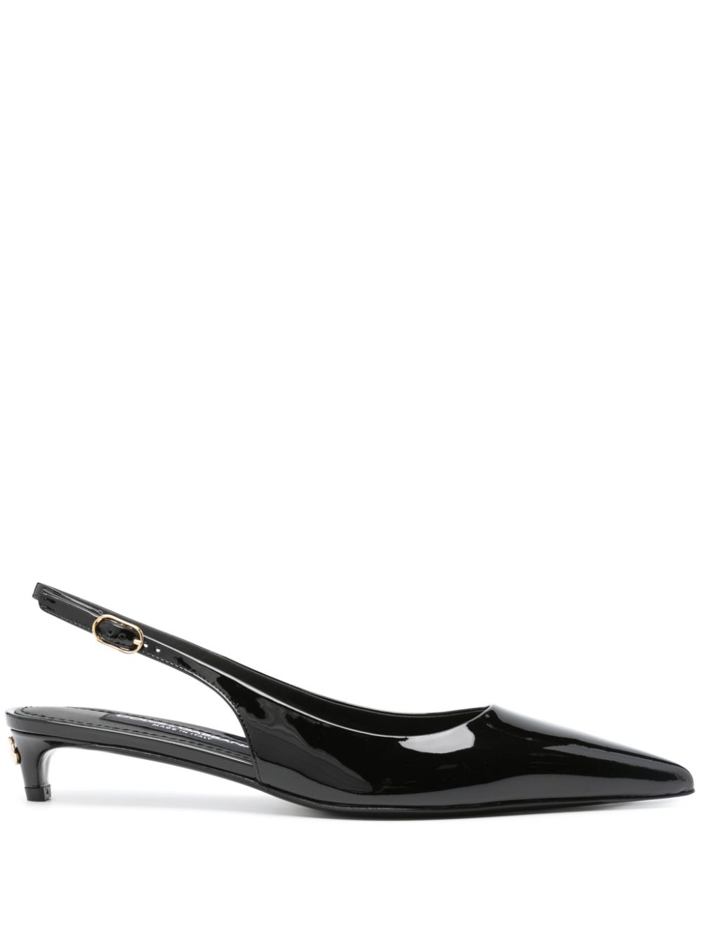 Dolce & Gabbana DOLCE & GABBANA- Patent Leather Slingback Pumps