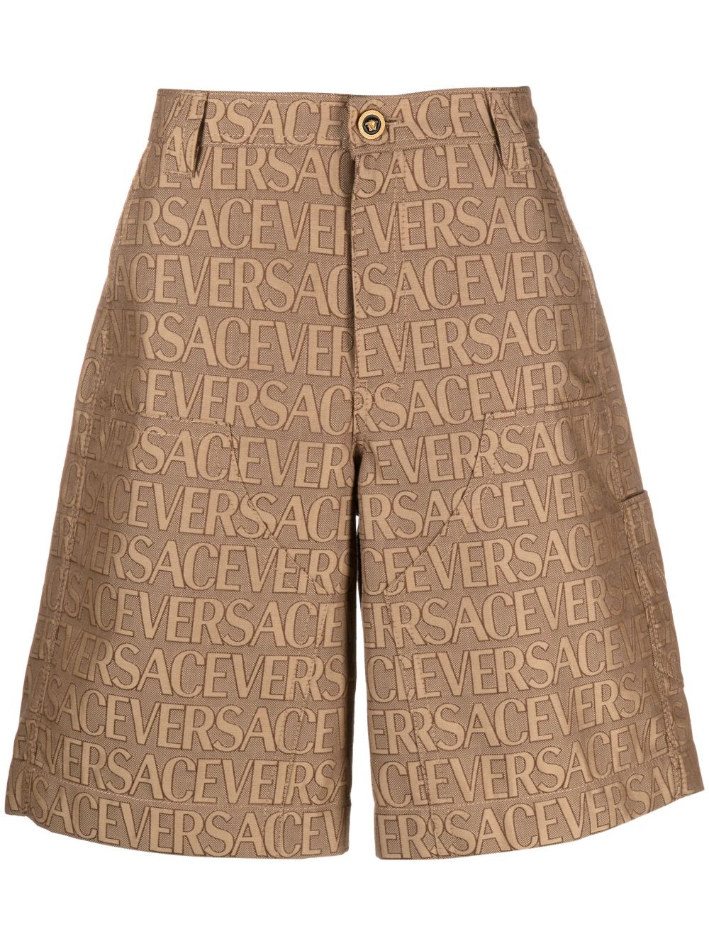 Versace VERSACE- Allover-jacquard Bermuda Shorts