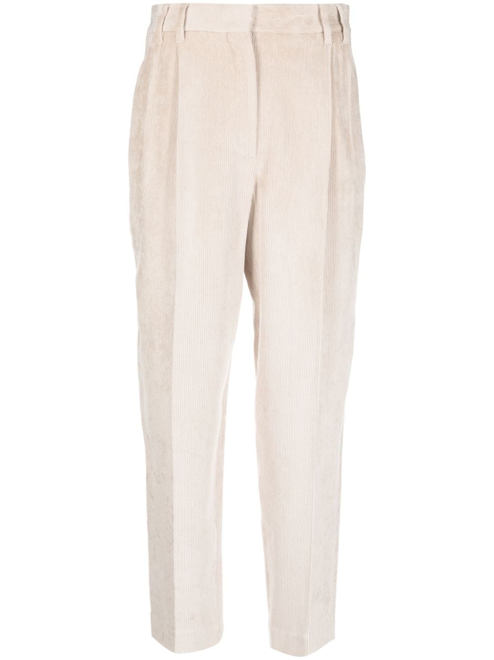 Brunello Cucinelli BRUNELLO CUCINELLI- Velvet Corduroy Trousers With Precious Details